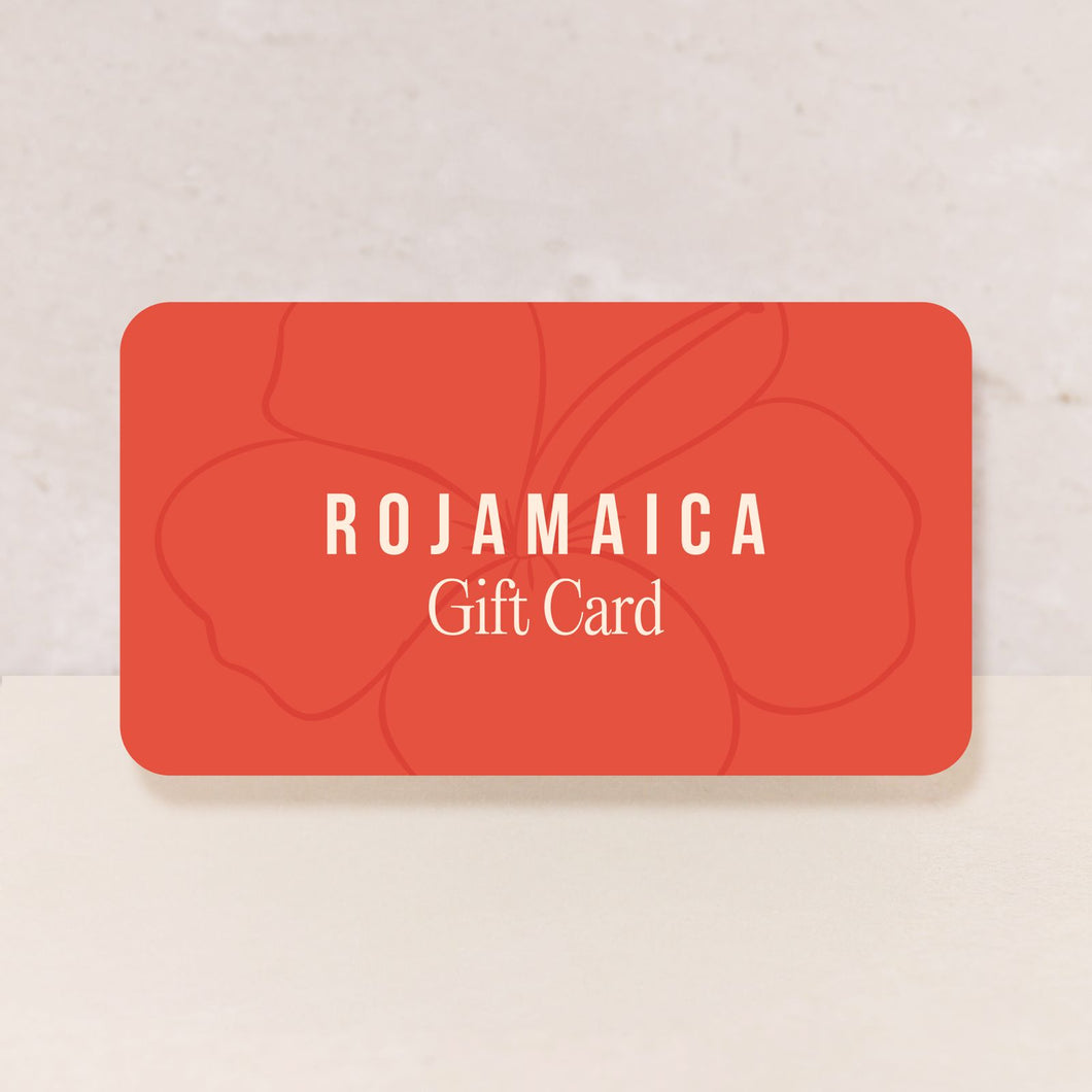 Tarjeta de regalo Rojamaica ($100-$1000)